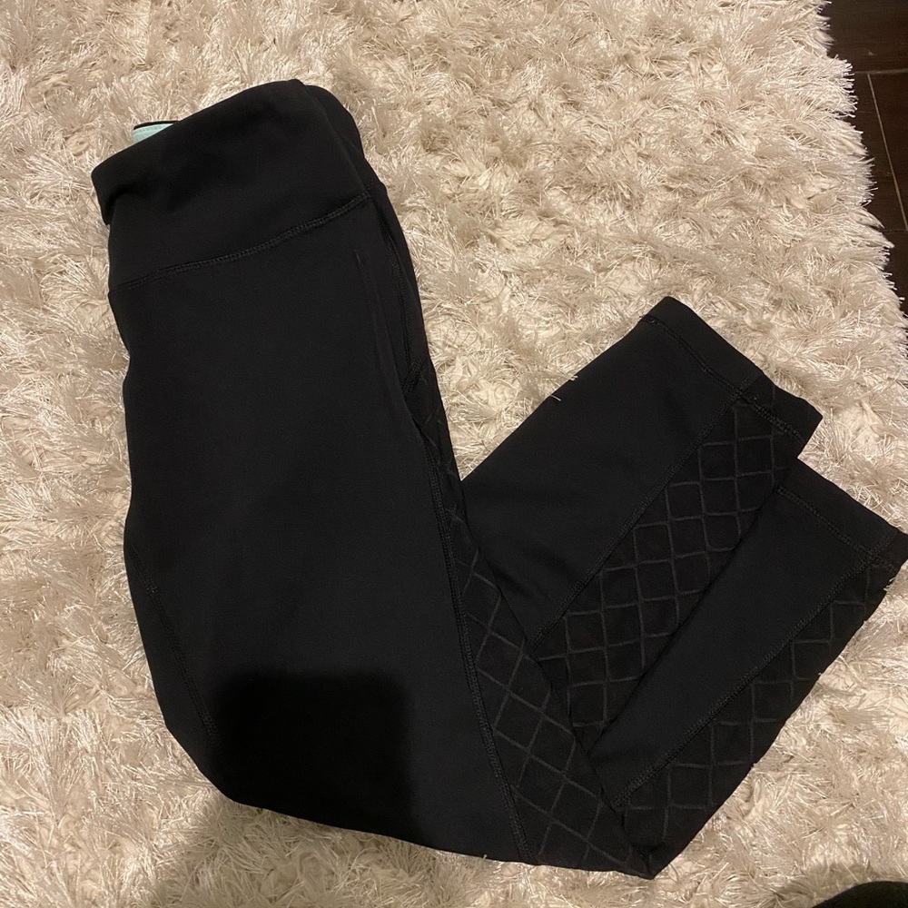 Cropped 90 degree high waisted leggings
